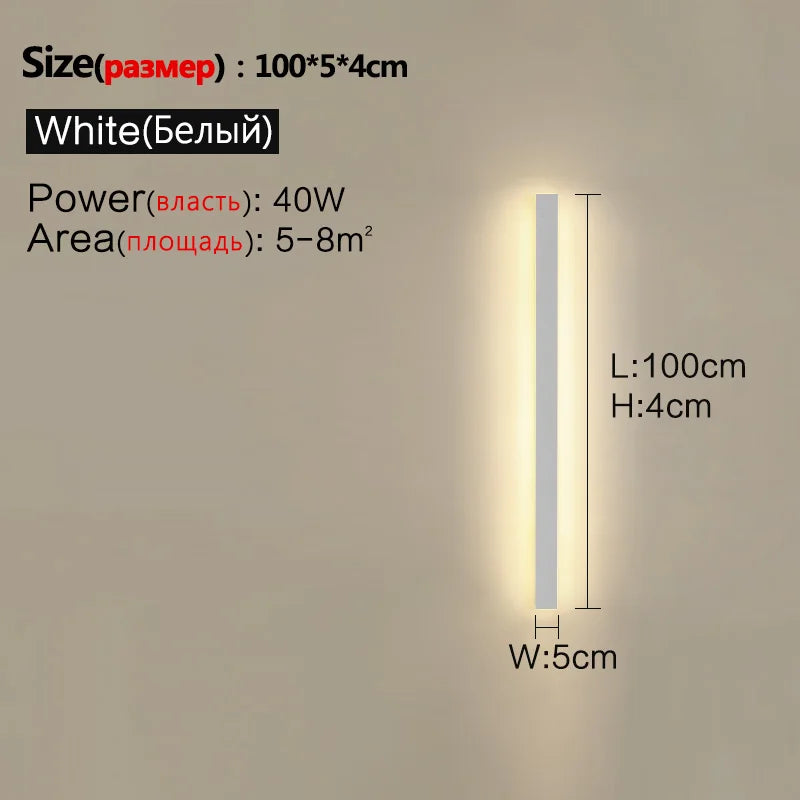 Applique LED Extérieure Waterproof Bande – Mur TV Jardin IP65