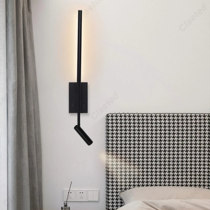 Applique Lecture LED Orientable avec Interrupteur – Chambre Bureau