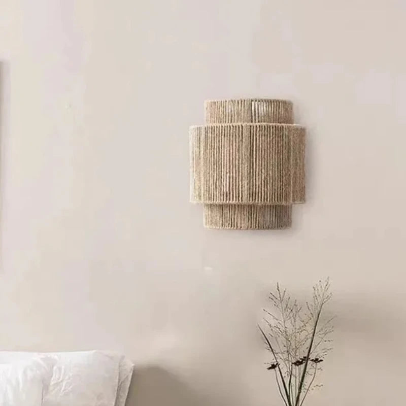 Applique Corde Jute Tressée Bohème – Farmhouse Chambre Salon