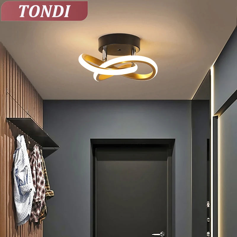 Plafonnier LED Minimaliste – Couloir Entrée Dressing Style Nordique