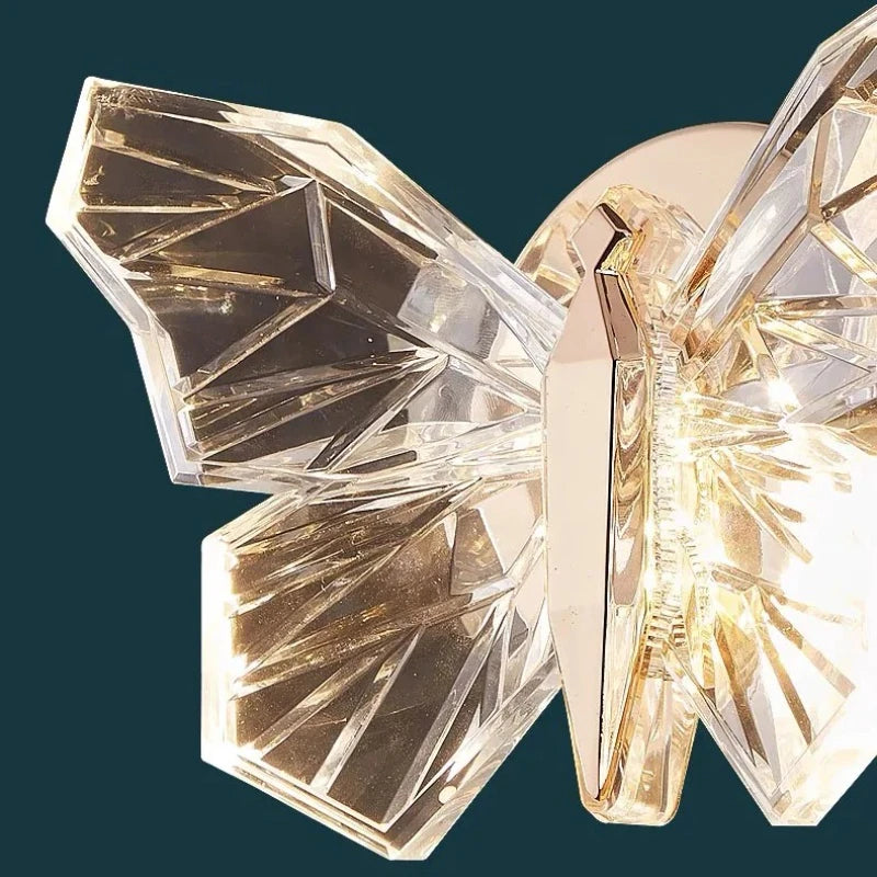 Applique Papillon LED Aluminium – Décor Graphique et Délicat