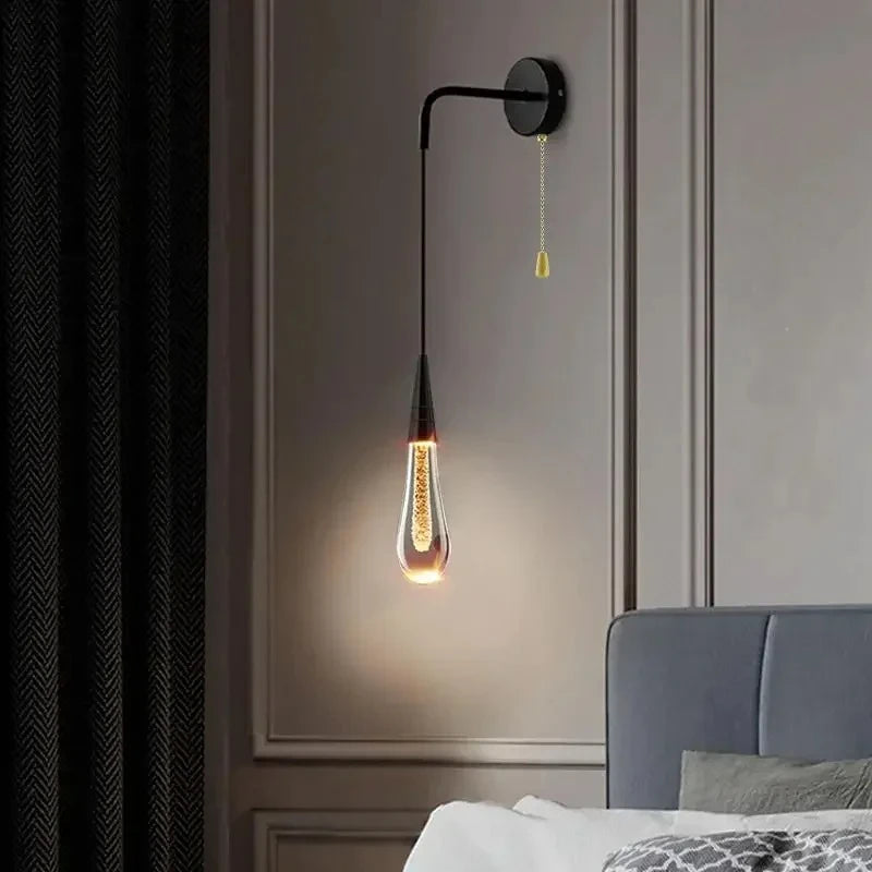 Applique Cristal Gouttes de Pluie – Glamour Chambre Salon