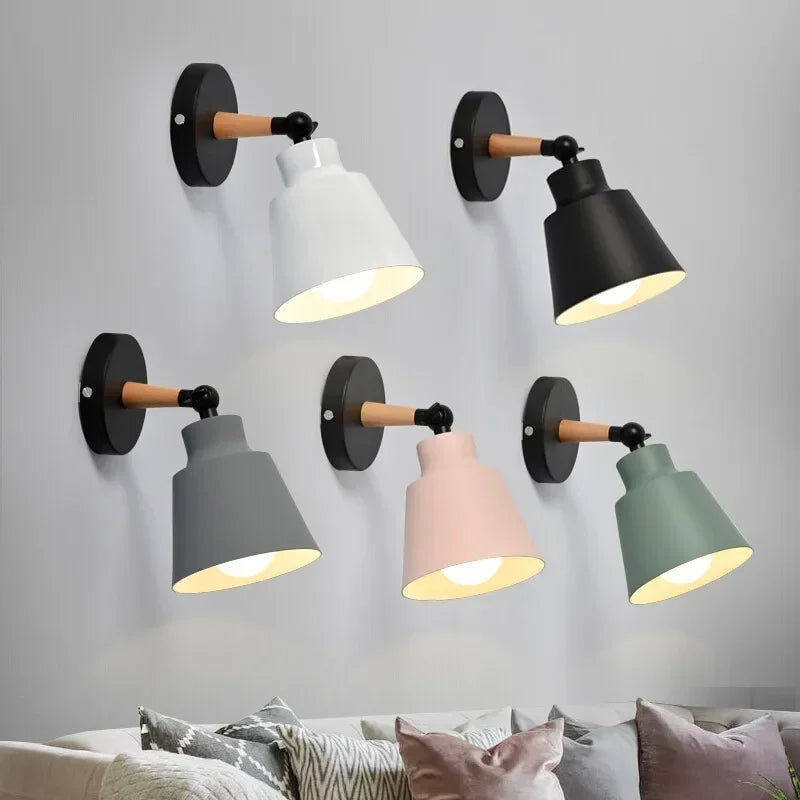 Applique Bois Scandinave Minimaliste – Chambre Salon Couloir