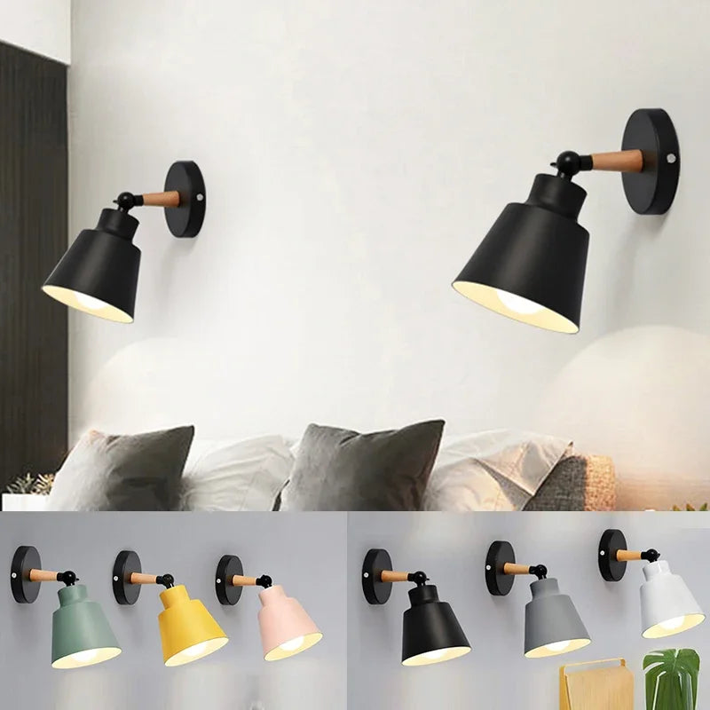 Applique Bois Scandinave Minimaliste – Chambre Salon Couloir