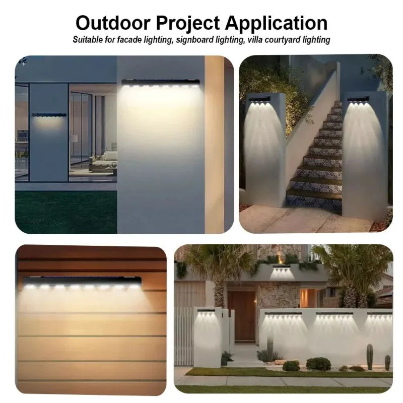 Applique Solaire Multi-LED – Balcon Escalier Terrasse Extérieur