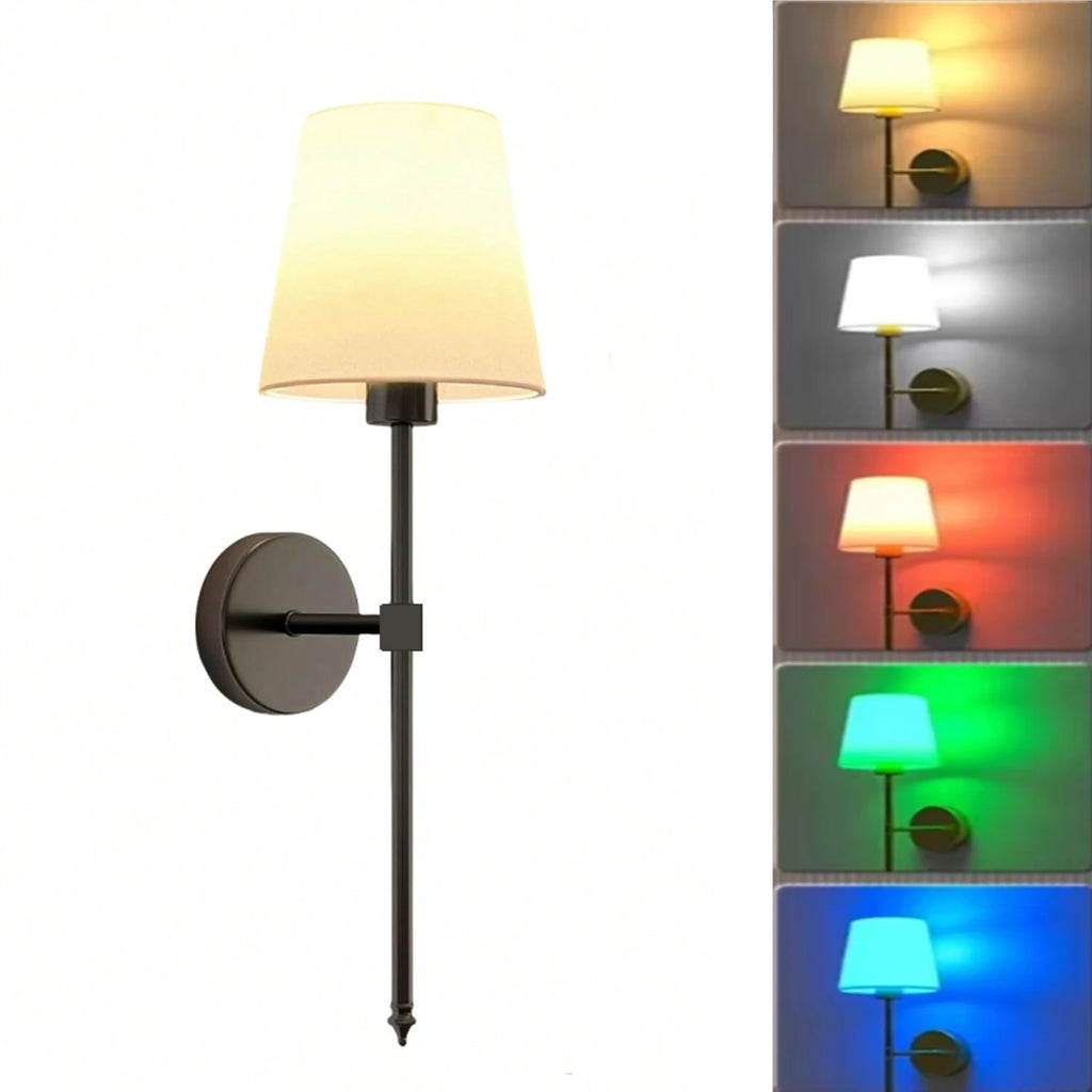 Applique Sans Fil Rechargeable Dimmable 10 Couleurs – Chambre Cosy