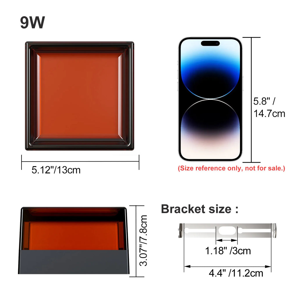 Applique LED Géométrique Ronde ou Carrée – Intérieur Extérieur