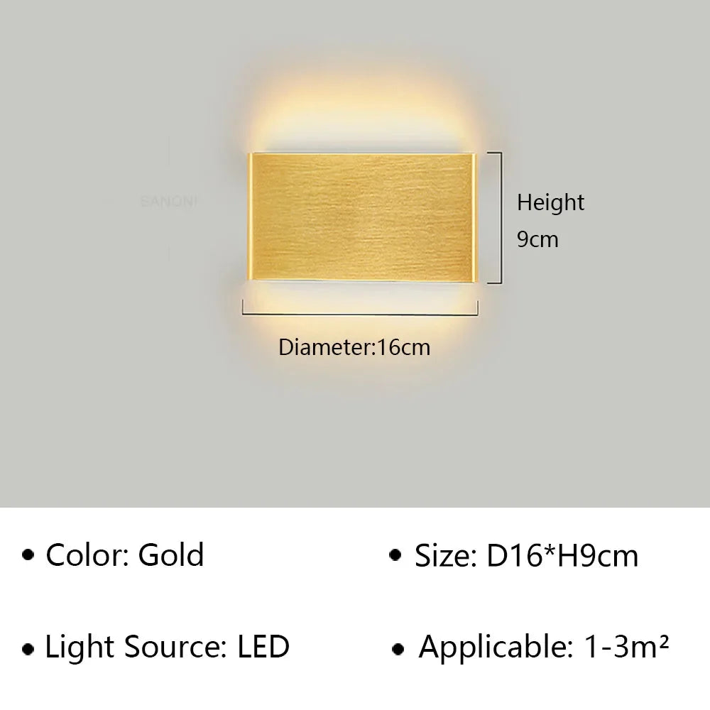 Applique LED Linéaire Aluminium – Chambre Salon Couloir Design