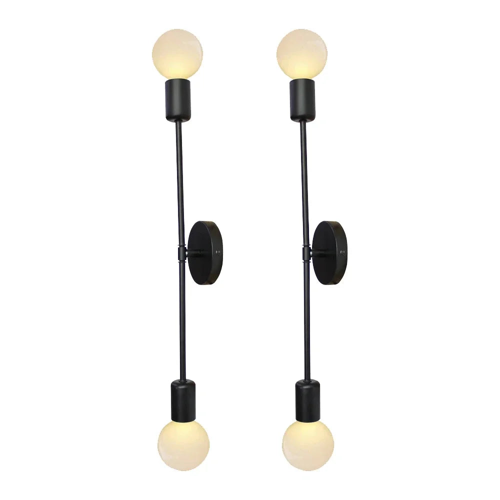 Applique Bras Articulé Fer Nordique – Simple ou Double Tête Épurée