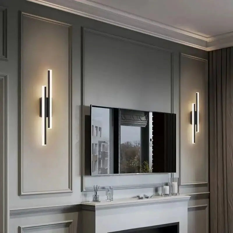 Applique Cuivre Tube Acrylique LED – Chambre Salon Couloir Chic