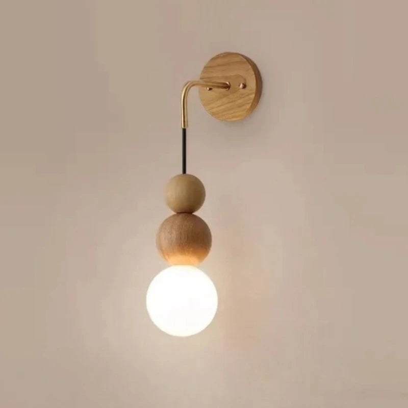 Applique Bois Noyer Style Japonais – Tête de Lit Salon Couloir