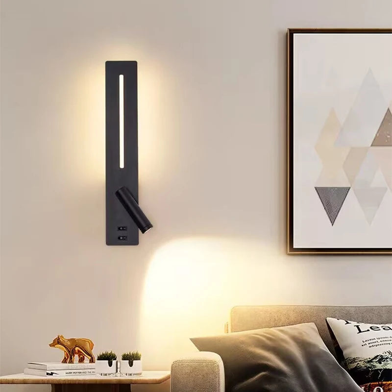 Applique Murale avec Port USB – Lecture Tête de Lit Chambre