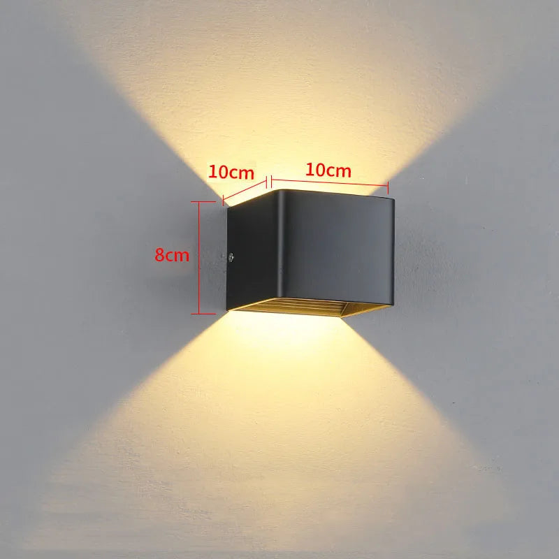 Applique LED Cube Colorée – Chambre Salon Couloir Design