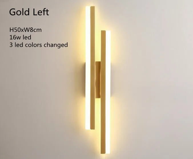 Applique Cuivre Tube Acrylique LED – Chambre Salon Couloir Chic