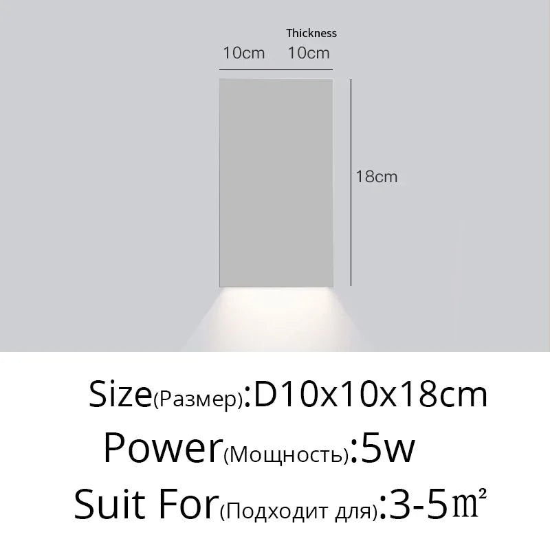 Applique Linéaire Fer Design Contemporain – Simple ou Double Tête