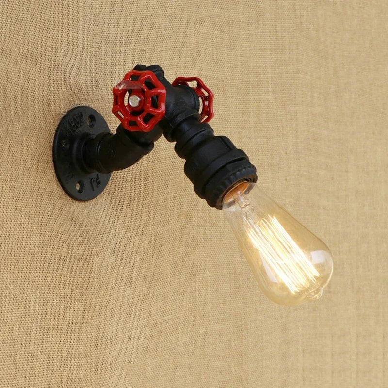 Applique Steampunk Tuyau Vintage – Couloir Escalier Chambre
