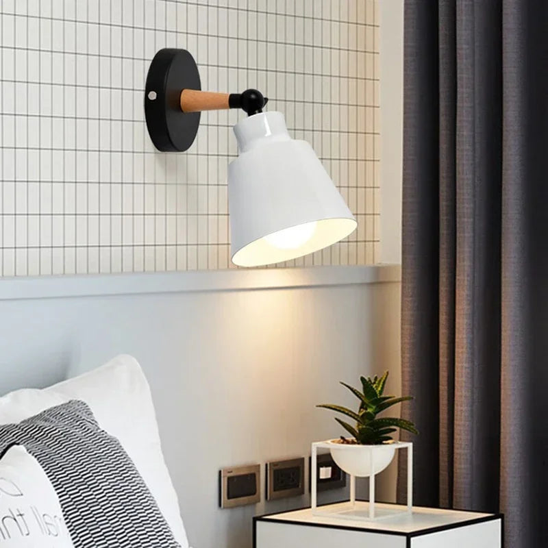 Applique Bois Scandinave Minimaliste – Chambre Salon Couloir