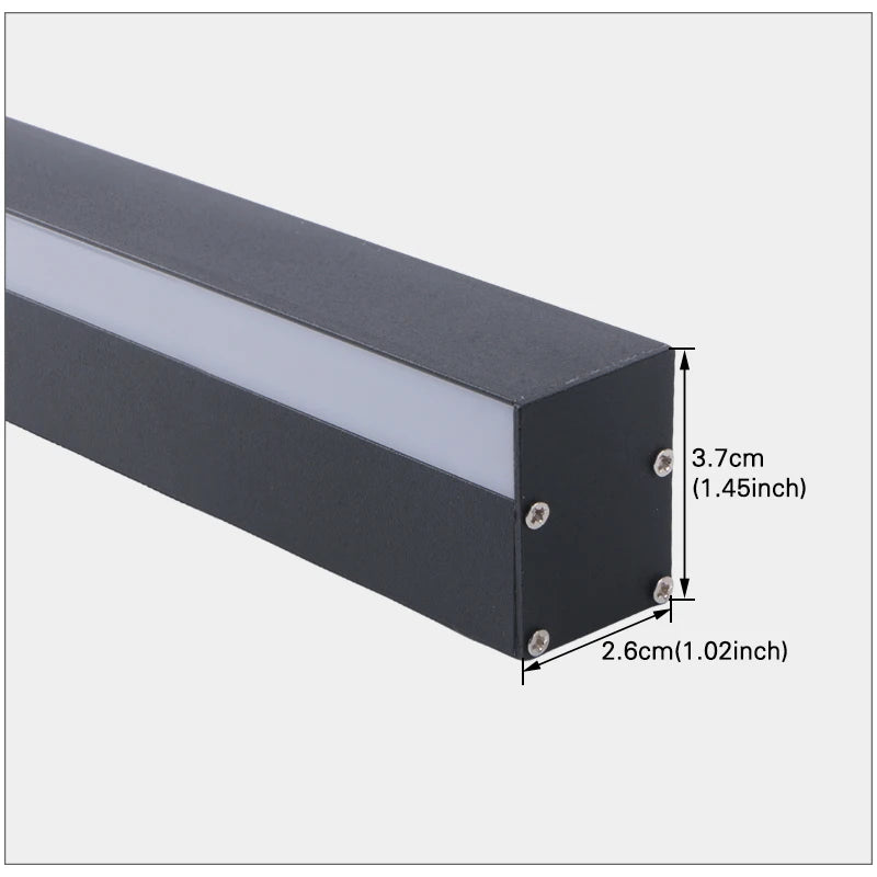 Applique LED Linéaire Extérieure – Bande Aluminium IP65