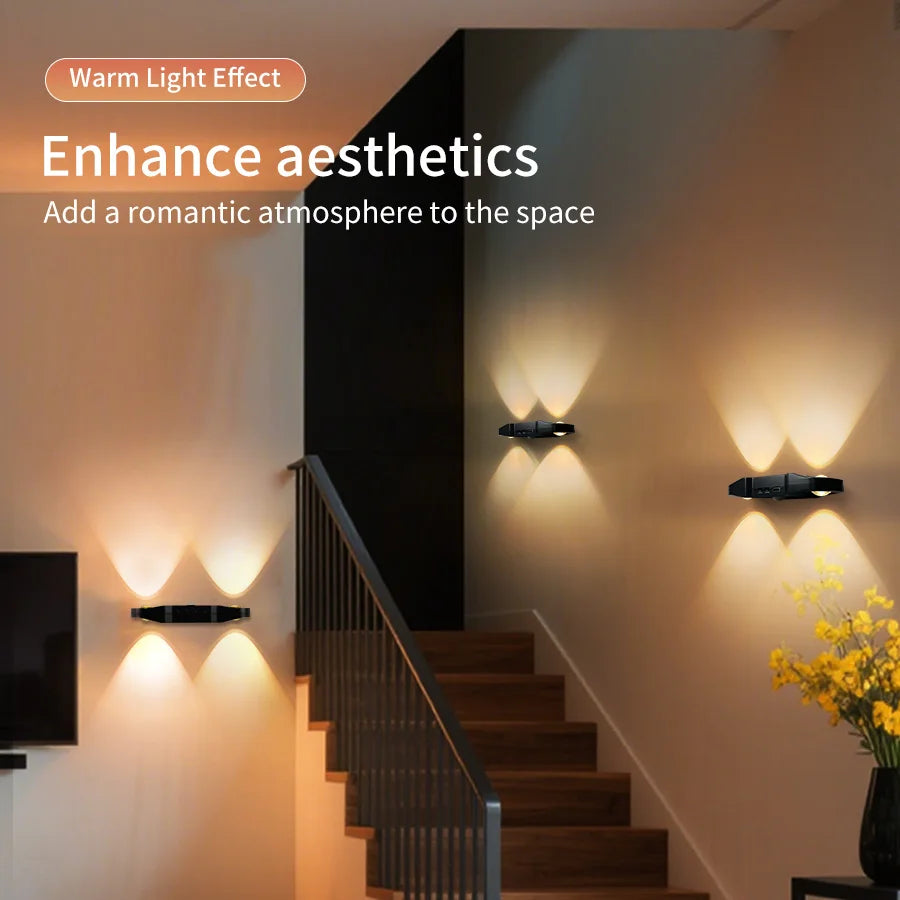 Veilleuse LED Rechargeable Magnétique PIR – Escalier Placard