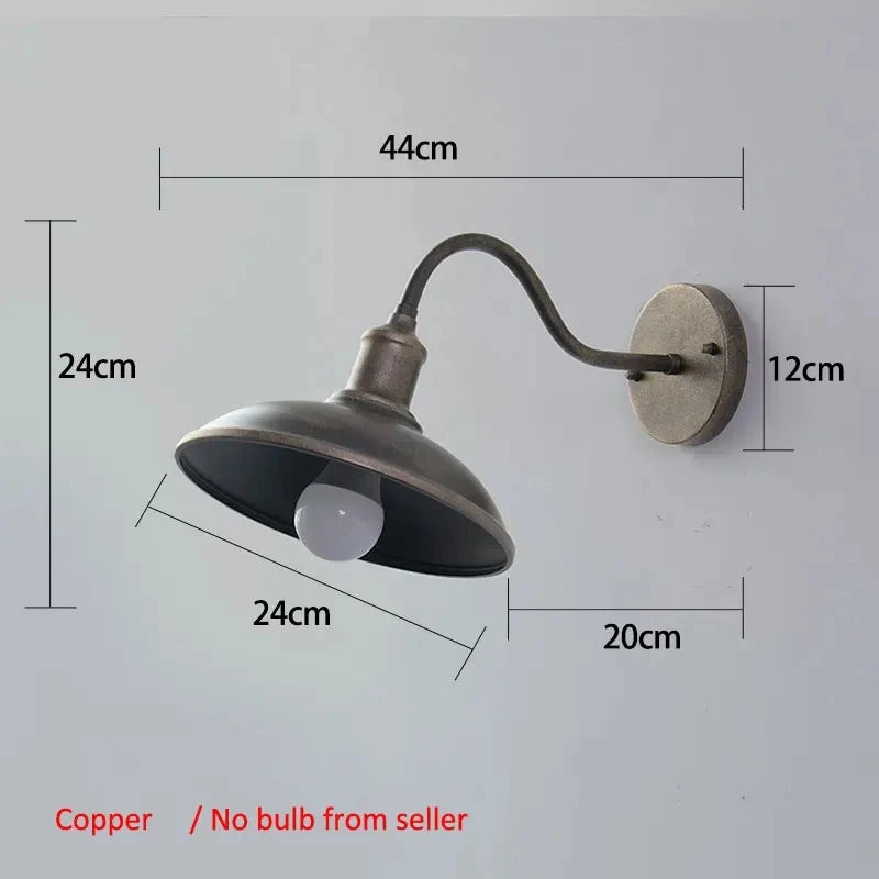 Applique Fer Forgé Vintage Waterproof – Usage Intérieur et Extérieur