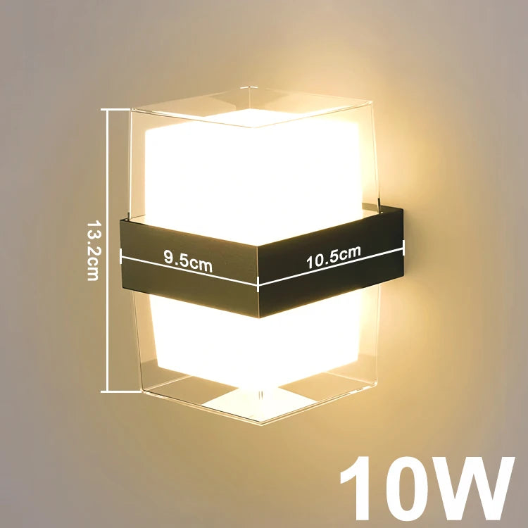Applique LED Ronde ou Carrée 220V – Chambre Balcon Couloir Salon