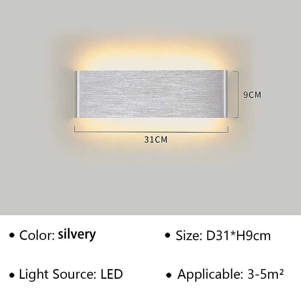 Applique LED Linéaire Aluminium – Chambre Salon Couloir Design