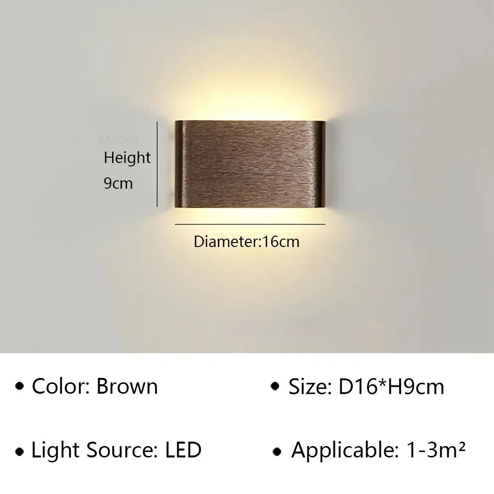 Applique LED Linéaire Aluminium – Chambre Salon Couloir Design