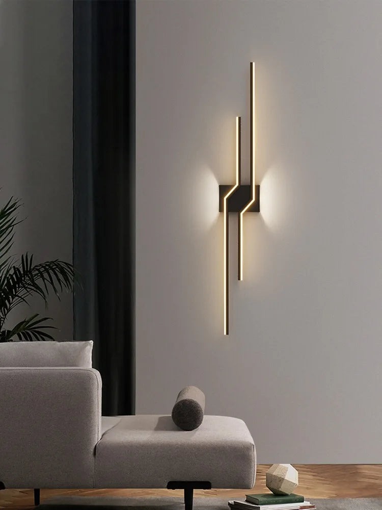 Applique LED Bande Minimaliste Loft – Fond Salon Chambre Design
