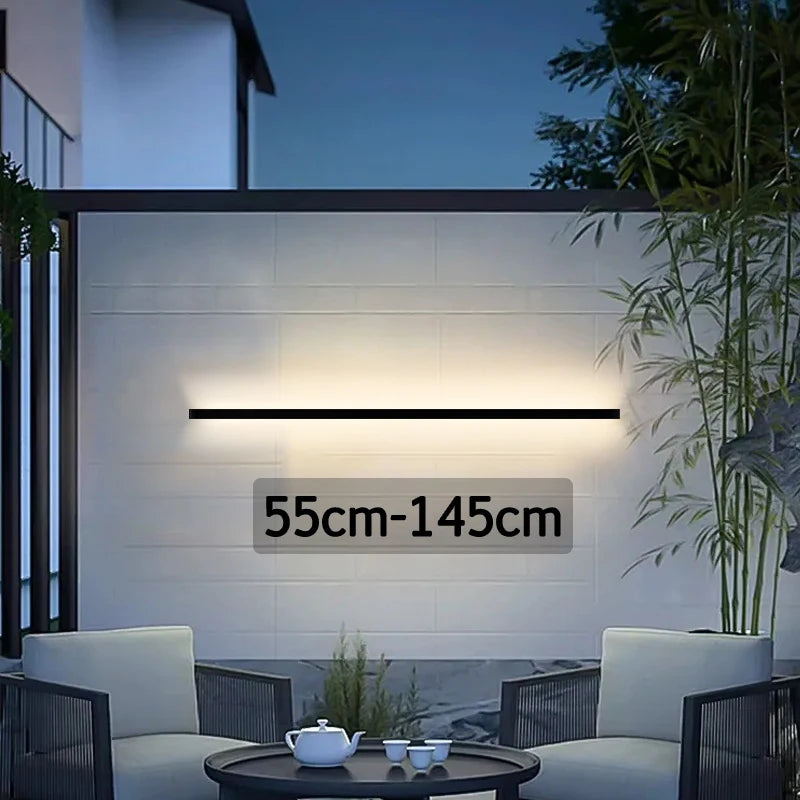 Applique LED Linéaire Extérieure – Bande Aluminium IP65