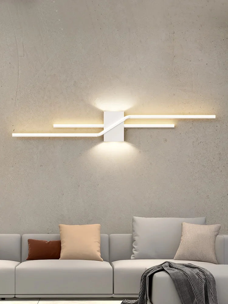 Applique LED Bande Minimaliste Loft – Fond Salon Chambre Design