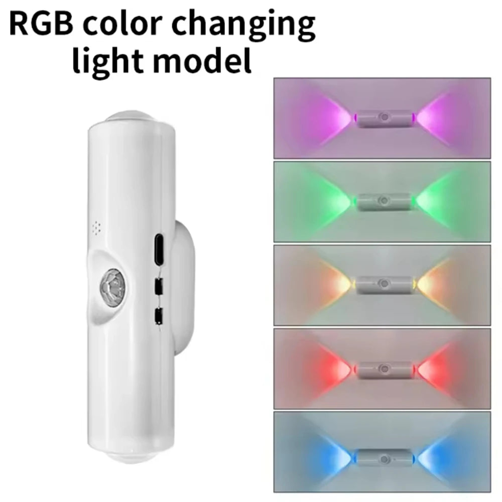 Veilleuse Effet Coucher de Soleil Rechargeable Magnétique – Chambre Déco