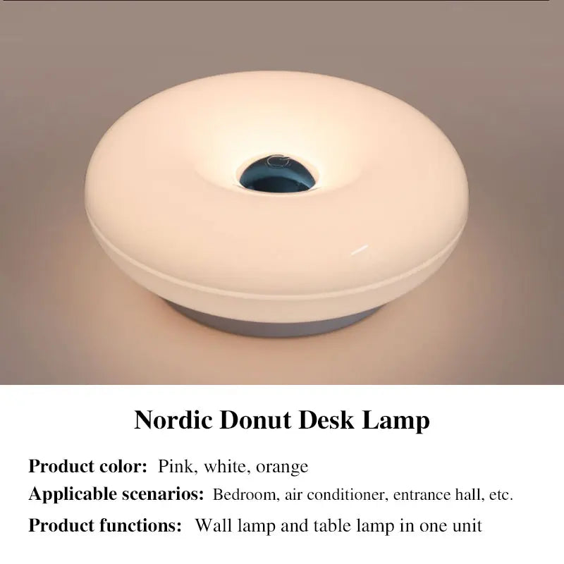 Applique LED Halo Tactile USB – Ambiance Chambre Bureau