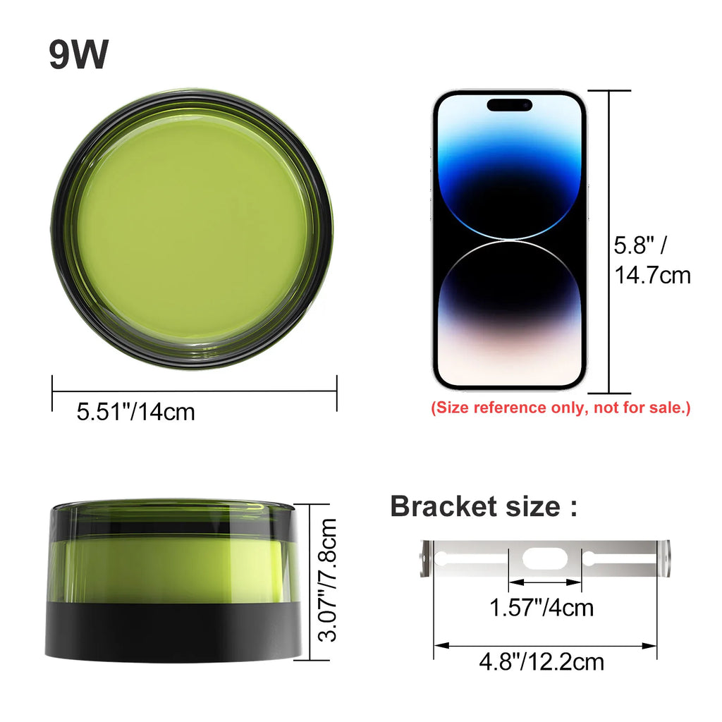 Applique LED Géométrique Ronde ou Carrée – Intérieur Extérieur