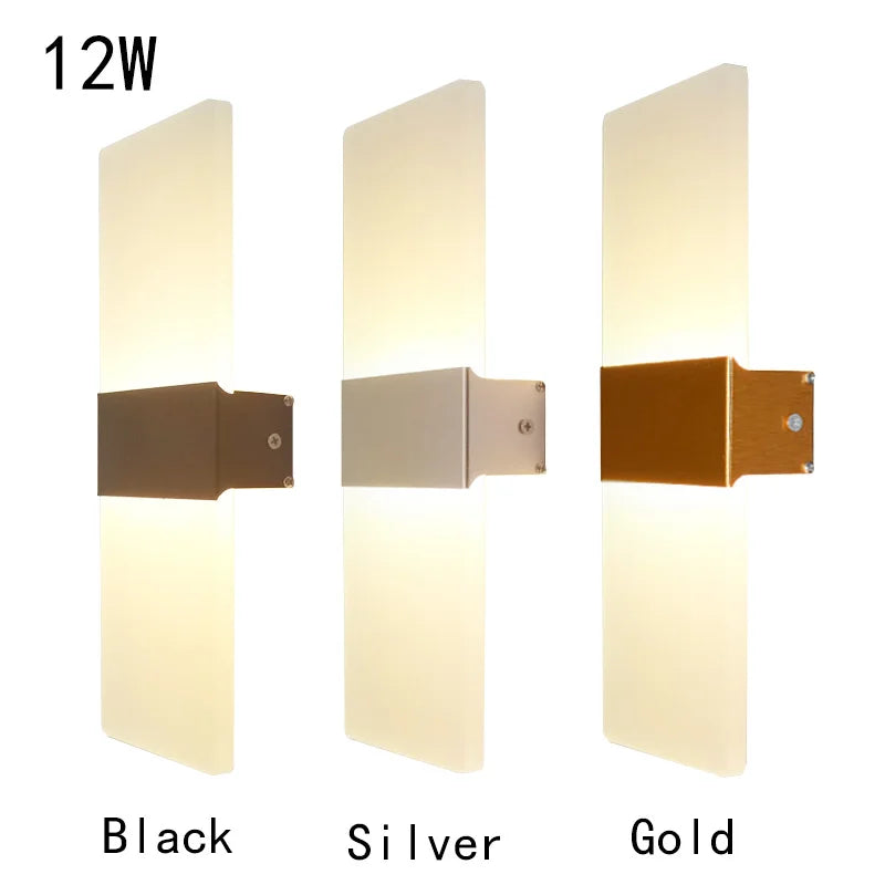 Applique LED Angle Droit Acrylique – Chambre Couloir Hôtel