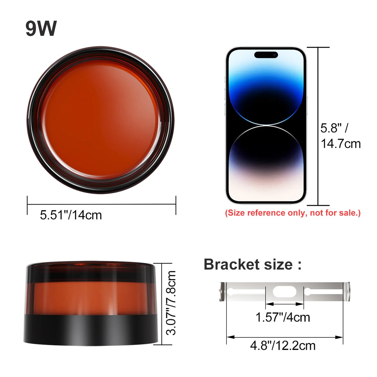 Applique LED Géométrique Ronde ou Carrée – Intérieur Extérieur