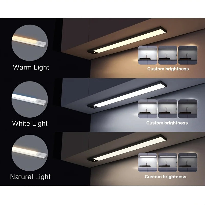 Réglette LED Sans Fil Rechargeable – Placard Cuisine Chambre