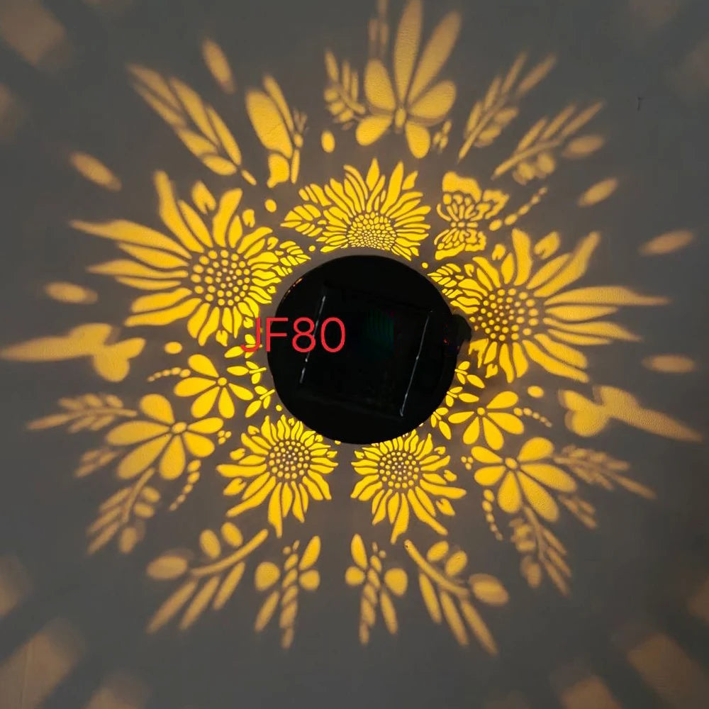 Applique Solaire Florale – Éclairage Jardin Étanche IP65
