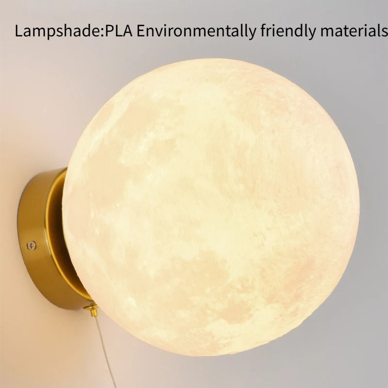 Applique Lune LED – Veilleuse Douce Chambre Enfant