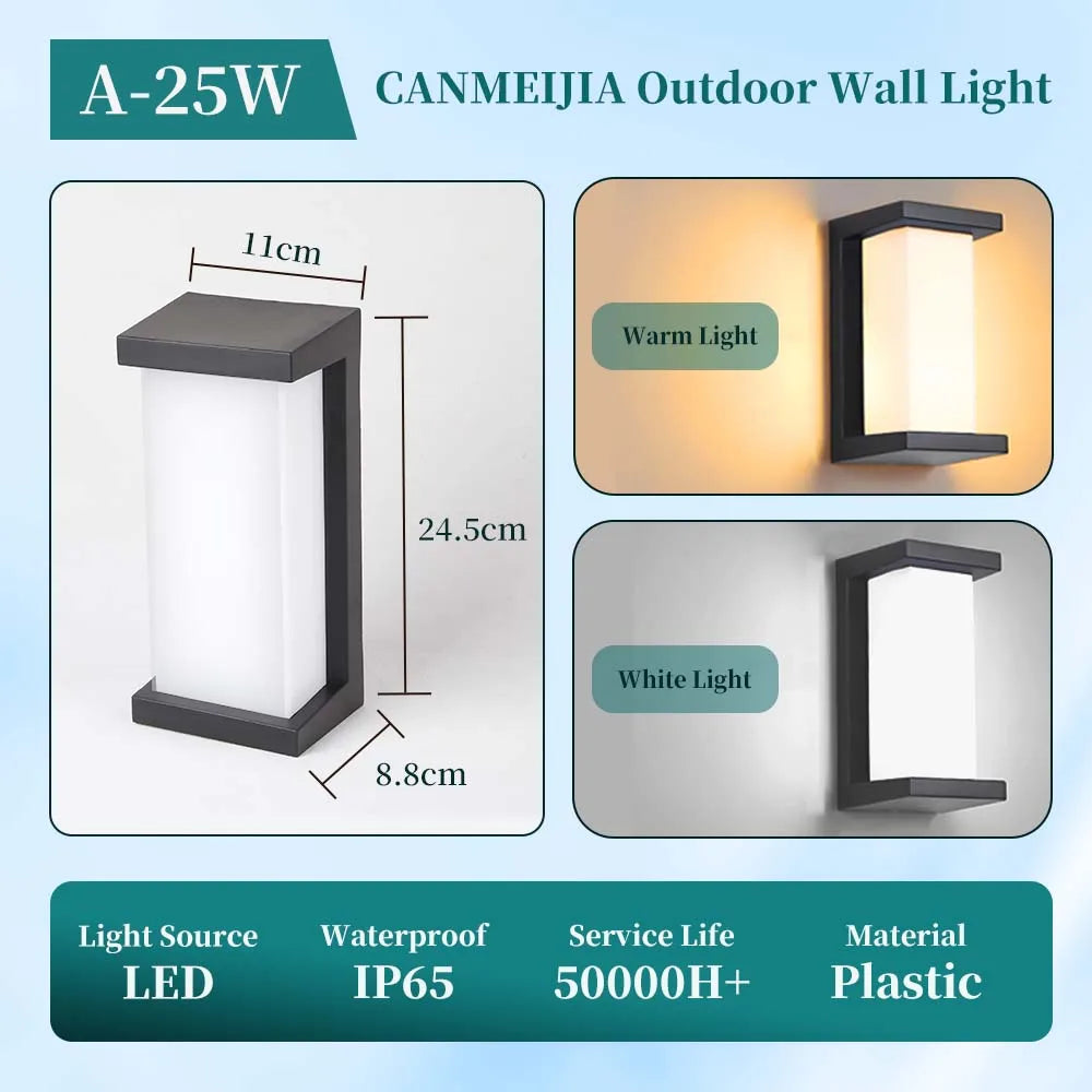 Applique LED Extérieure IP65 – Jardin Terrasse Entrée