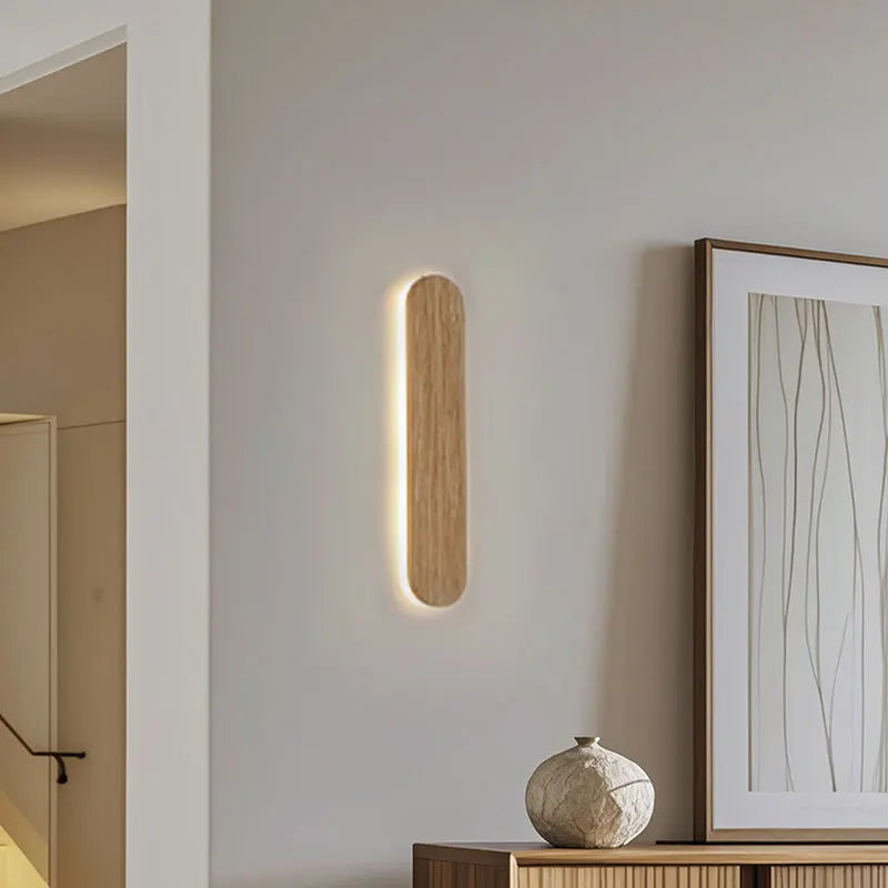 Applique Bois Linéaire LED Longue Bande – Chambre Salon Design