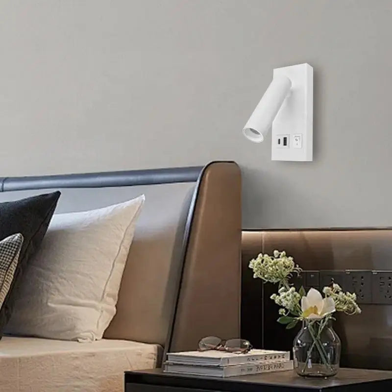 Applique Lecture Orientable Port USB-C – Hôtel Tête de Lit