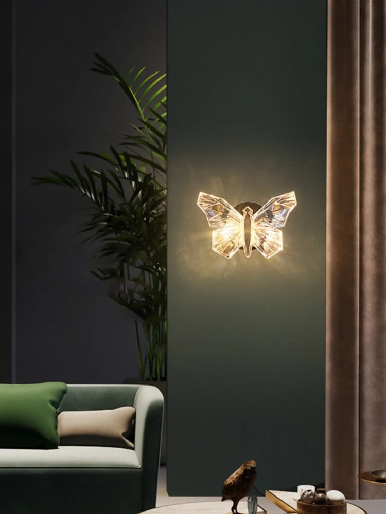 Applique Papillon LED Aluminium – Décor Graphique et Délicat