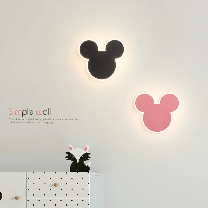 Applique Mickey LED – Veilleuse Créative Chambre Enfant