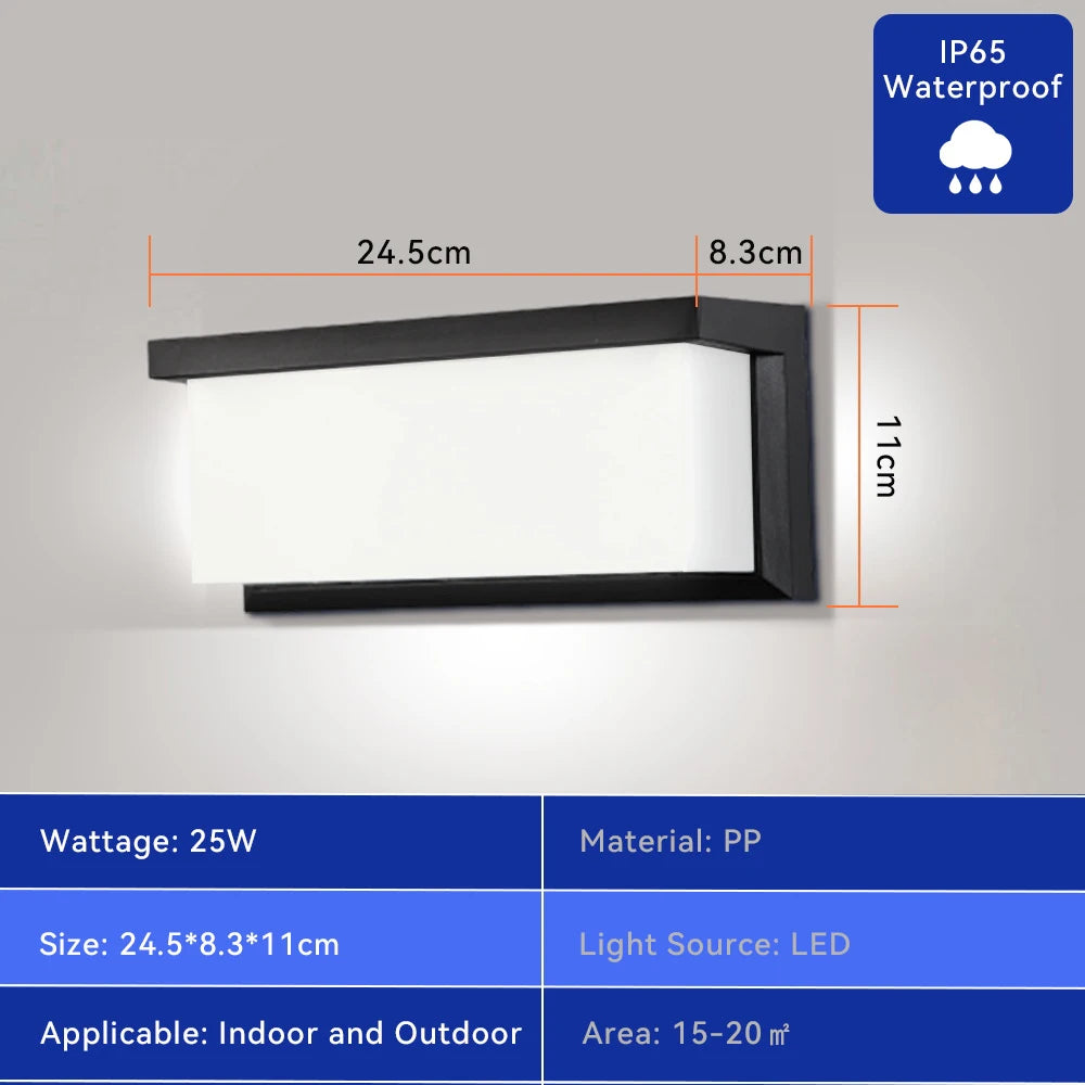 Applique LED Extérieure IP65 – Jardin Terrasse Entrée