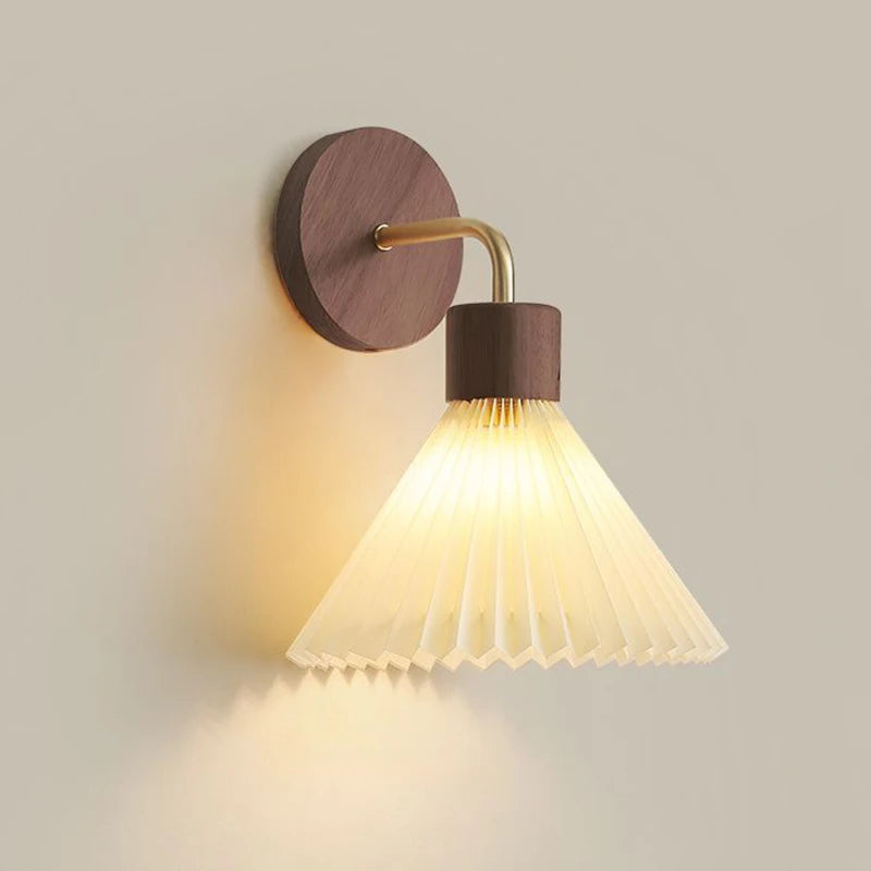 Applique Bois Nordique LED Chambre Hôtel – Salon Bureau Chic