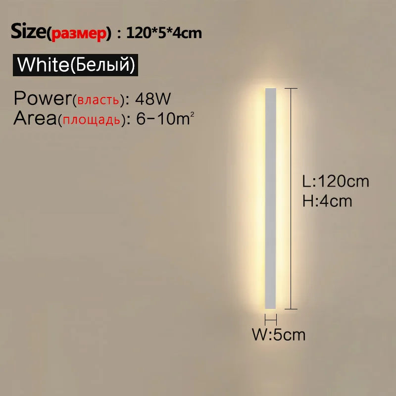 Applique LED Extérieure Waterproof Bande – Mur TV Jardin IP65