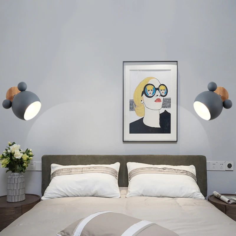 Applique Murale Enfant Mickey – Lumière Douce Chambre Enfant