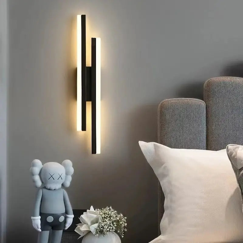 Applique Cuivre Tube Acrylique LED – Chambre Salon Couloir Chic