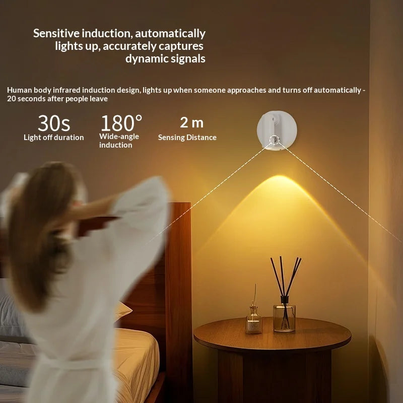 Applique LED Magnétique Rechargeable – Lecture Sans Perçage