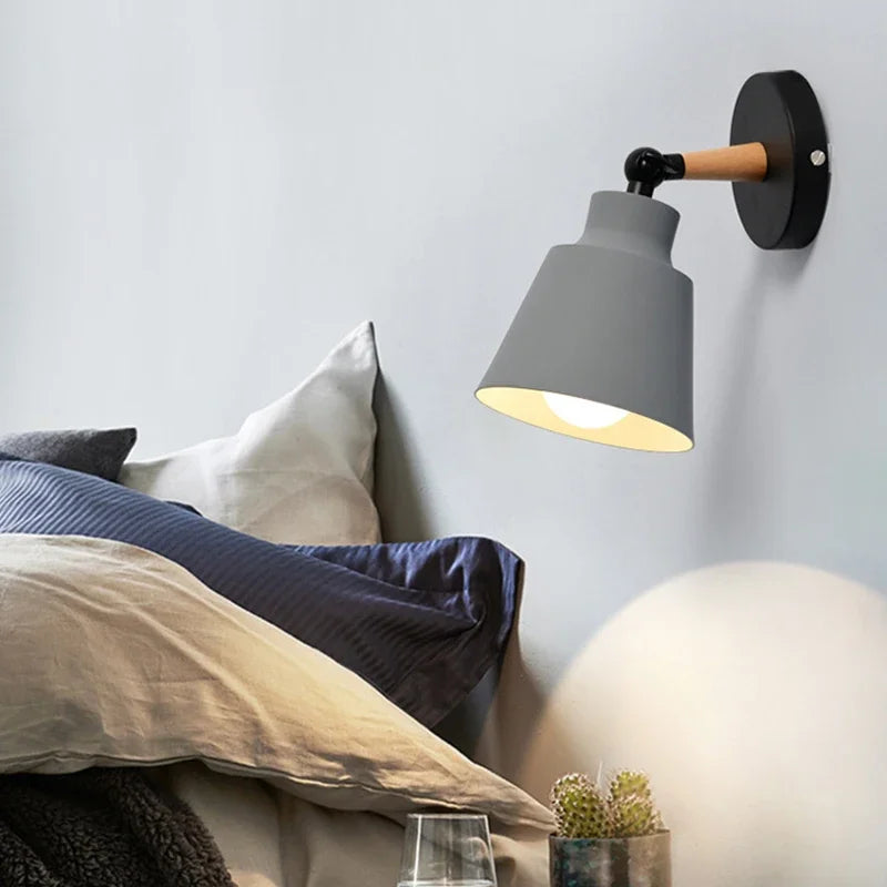 Applique Bois Scandinave Minimaliste – Chambre Salon Couloir